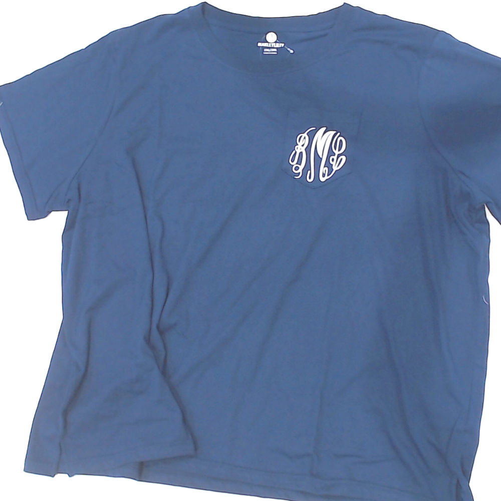 BLOOPER SHIRT: Monogrammed Short Sleeve Shirt