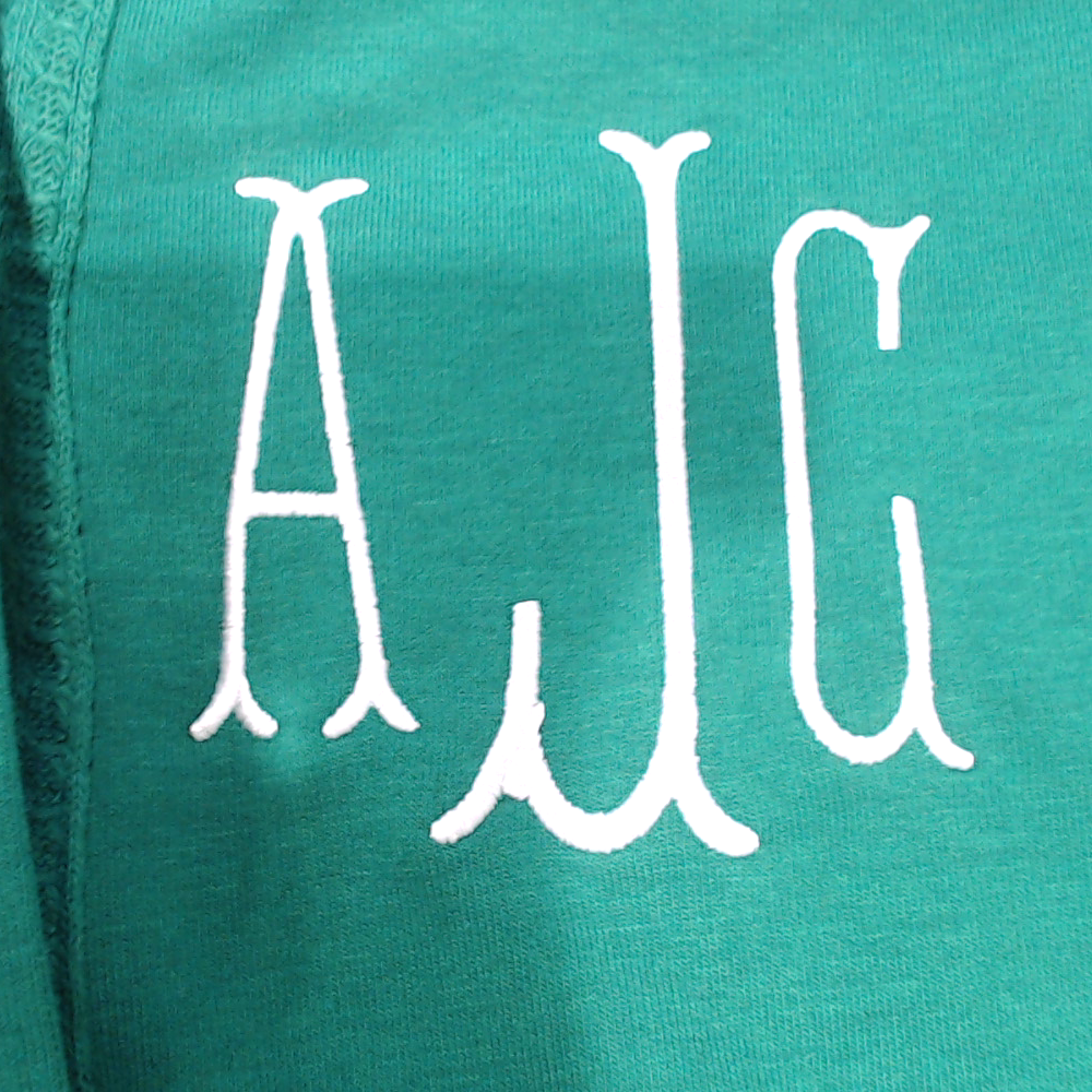 BLOOPER CLOTHING: Monogrammed Waffle Snap Pullover