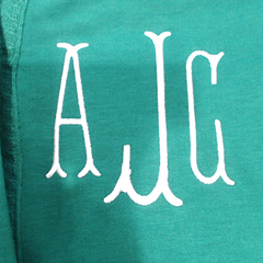 BLOOPER CLOTHING: Monogrammed Waffle Snap Pullover
