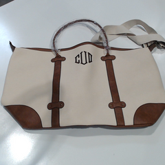 BLOOPER BAG: Monogrammed Vintage Weekender