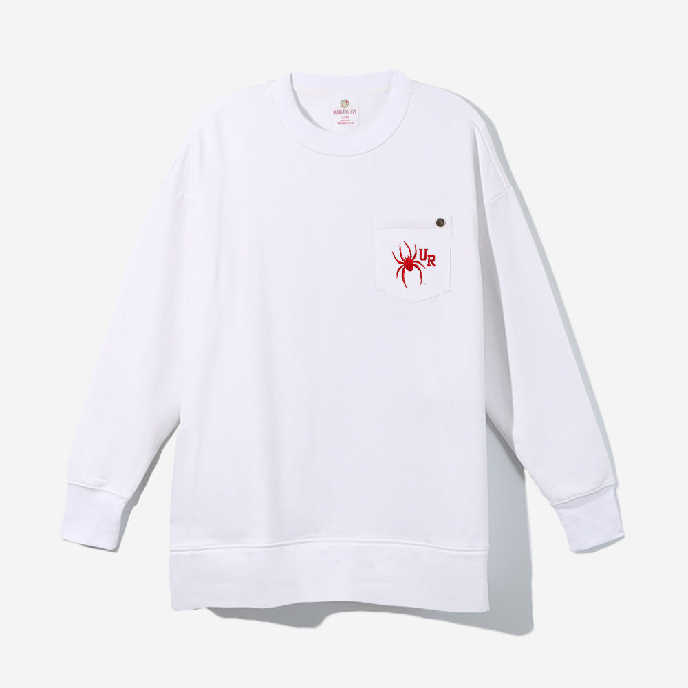 Richmond Spiders crewneck sweatshirt in white