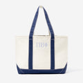 Pi Beta Phi Tote Bag | Ivory and Navy