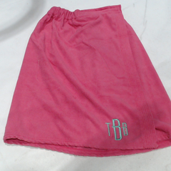 BLOOPER ACCESSORY: Monogrammed Towel Wrap