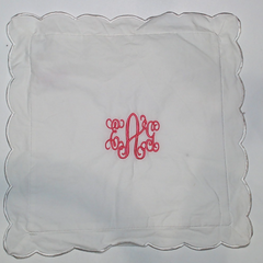 BLOOPER ACCESSORY: Monogrammed Pillow Sham