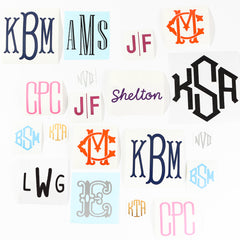 all different vinyl size and color options