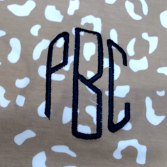 BLOOPER CLOTHING: Monogrammed Striped Sleeve Shirt