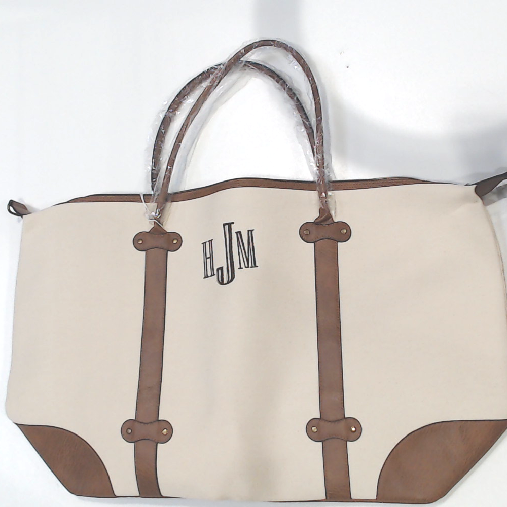 BLOOPER BAG: Monogrammed Vintage Weekender