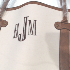 BLOOPER BAG: Monogrammed Vintage Weekender