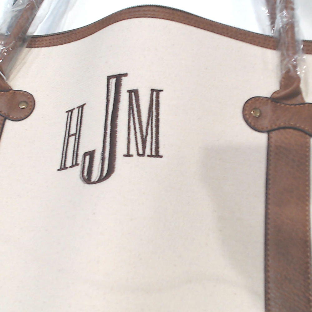 BLOOPER BAG: Monogrammed Vintage Weekender