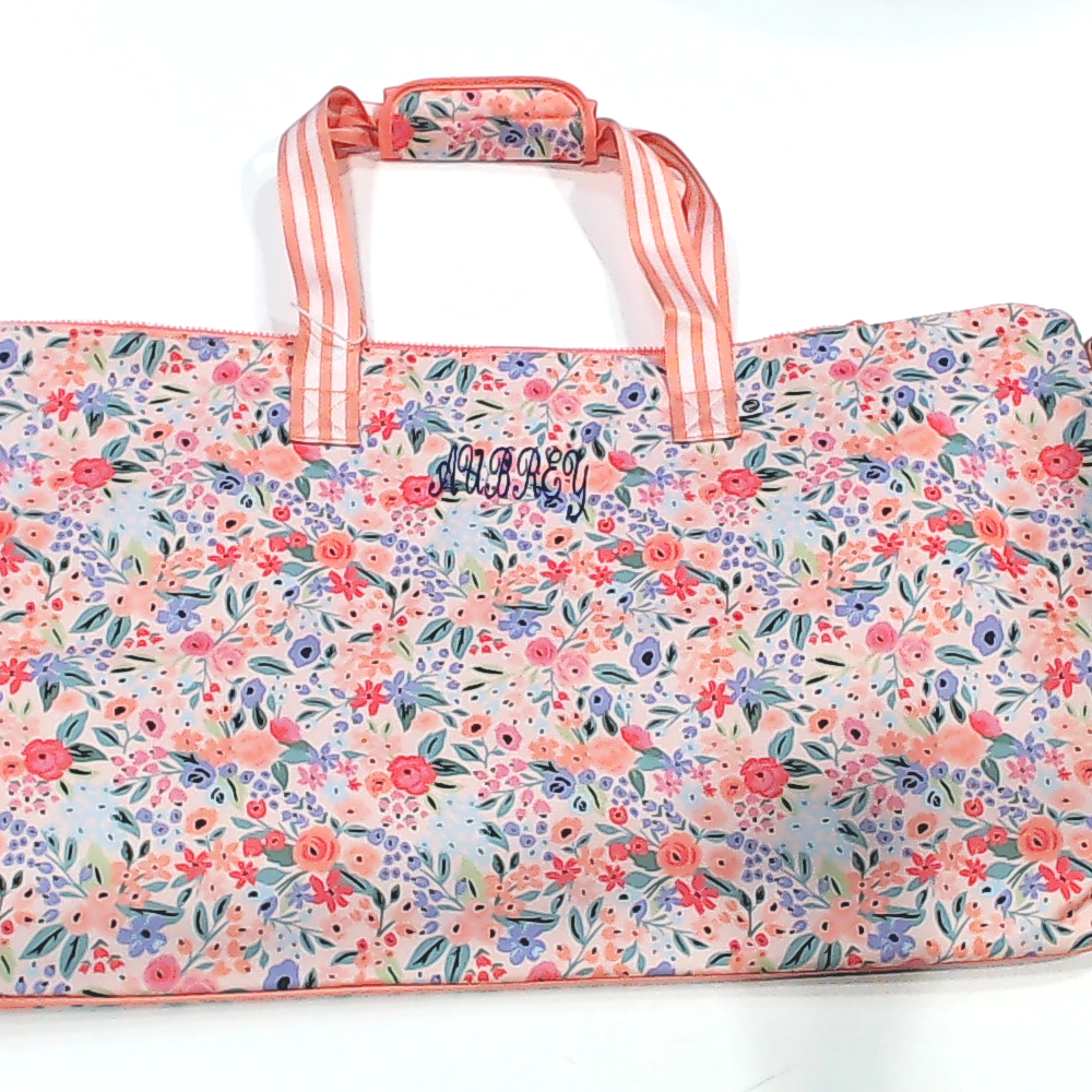 BLOOPER BAG: Monogrammed Weekend Bag
