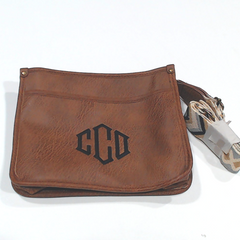 BLOOPER BAG: Monogrammed Saddlebag