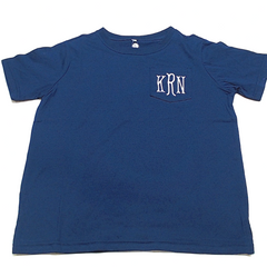 BLOOPER KIDS: Monogrammed Kids Short Sleeve Shirt