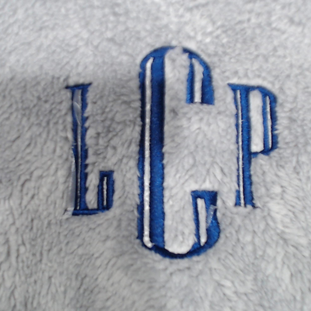 BLOOPER CLOTHING: Monogrammed Lightweight Fleece Hoodie