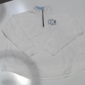 BLOOPER CLOTHING: Monogrammed Quarter Zip Sweatshirt