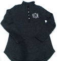 BLOOPER CLOTHING: Monogrammed Heathered Pullover Tunic