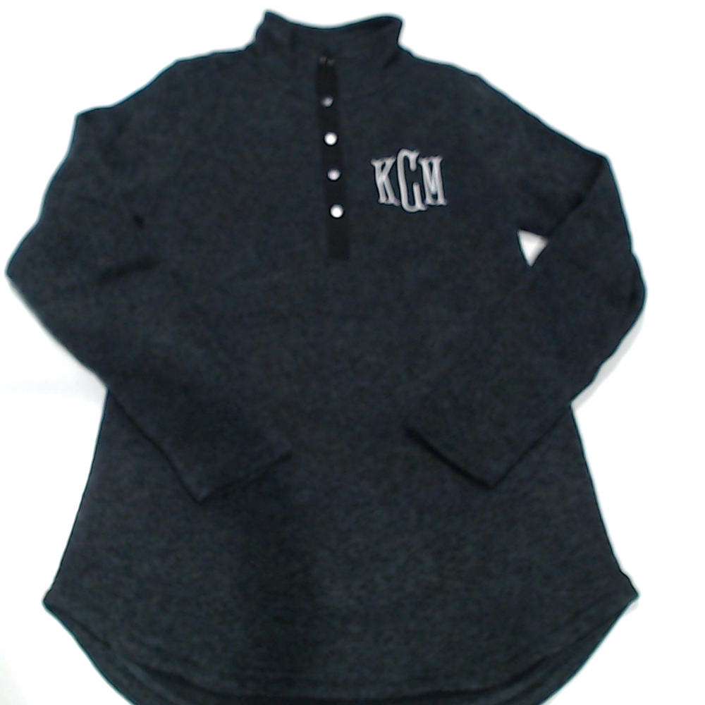 BLOOPER CLOTHING: Monogrammed Heathered Pullover Tunic