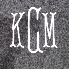 BLOOPER CLOTHING: Monogrammed Heathered Pullover Tunic