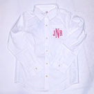 BLOOPER KIDS: Monogrammed Kids Button Down Tunic
