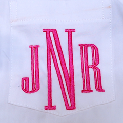 BLOOPER KIDS: Monogrammed Kids Button Down Tunic