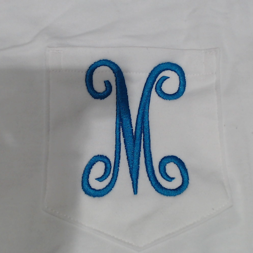 BLOOPER CLOTHING: Monogrammed Short Sleeve Shirt