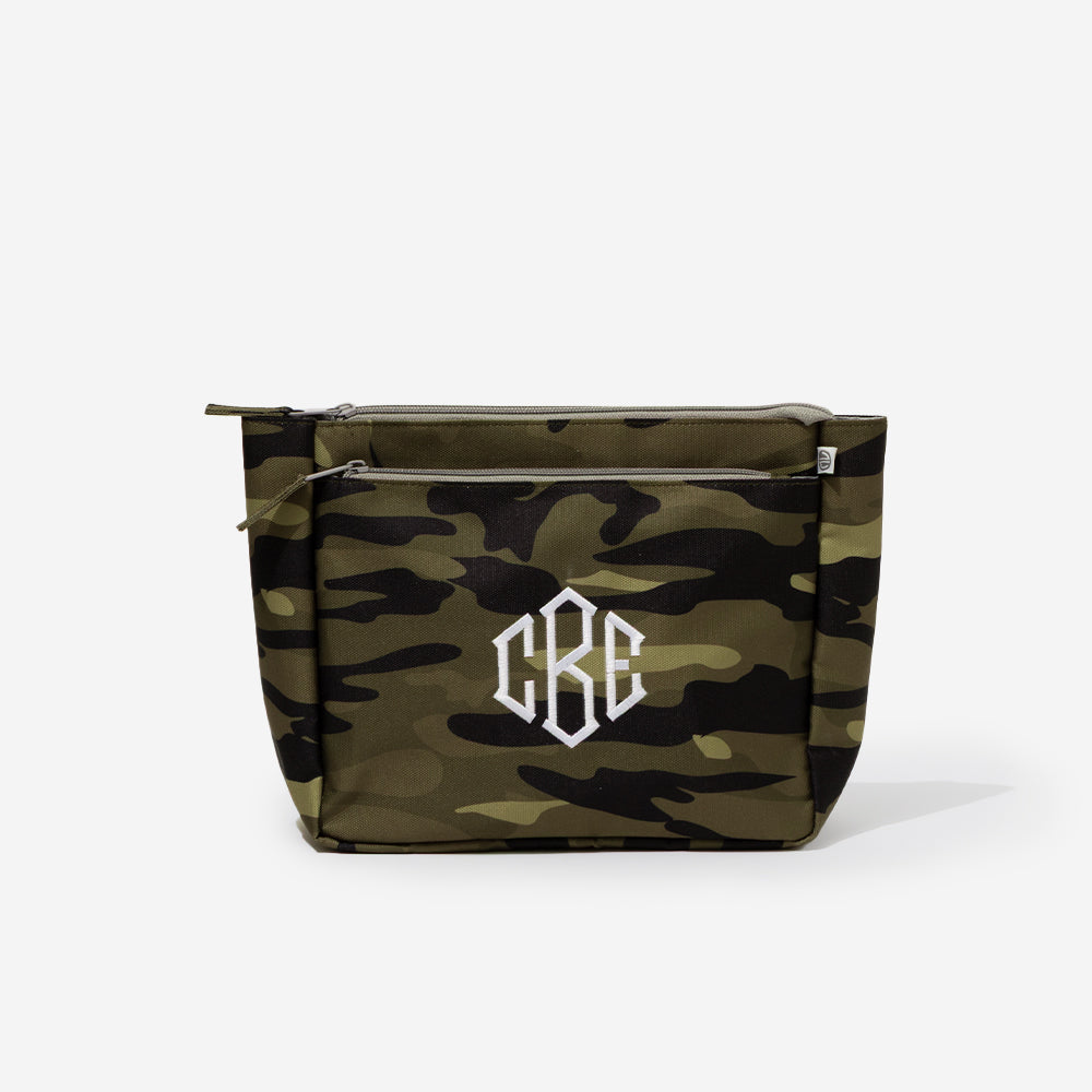 Monogrammed Essentials Pouch in Camo