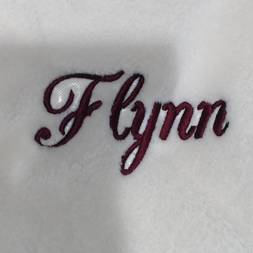 BLOOPER KIDS: Monogrammed Baby Blanket