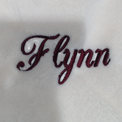 BLOOPER KIDS: Monogrammed Baby Blanket