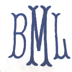 BLOOPER KIDS: Monogrammed Baby Long Sleeve Bodysuit