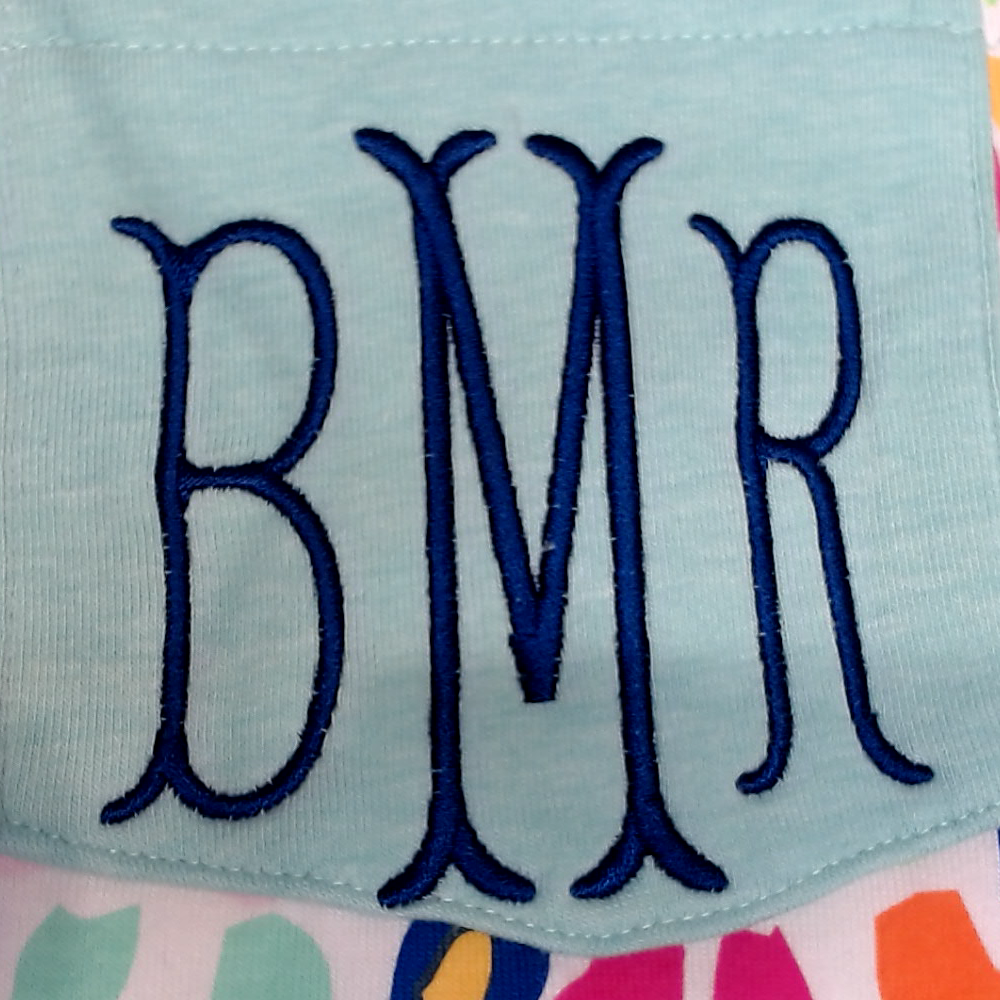 BLOOPER CLOTHING: Monogrammed T-Shirt Dress