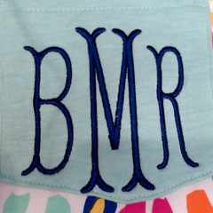 BLOOPER CLOTHING: Monogrammed T-Shirt Dress