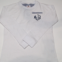 BLOOPER KIDS: Monogrammed Kids Long Sleeve Dockside Shirt