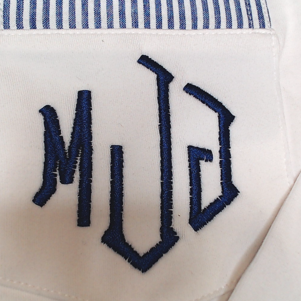 BLOOPER KIDS: Monogrammed Kids Long Sleeve Dockside Shirt