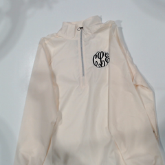 BLOOPER CLOTHING: Monogrammed Windbreaker Pullover