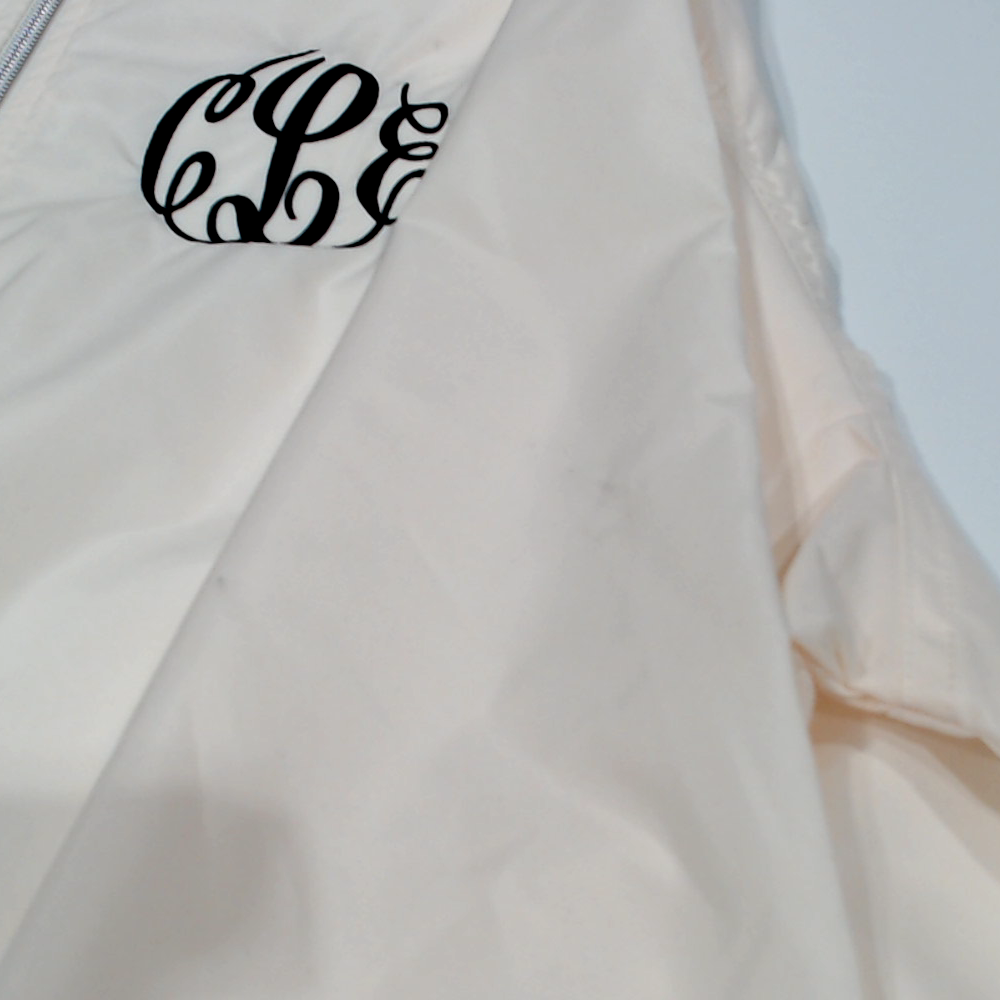 BLOOPER CLOTHING: Monogrammed Windbreaker Pullover