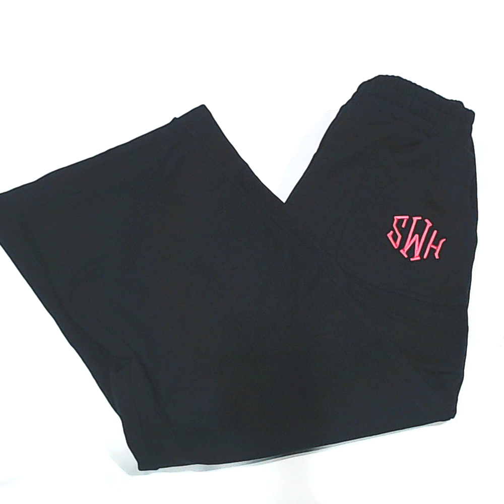 BLOOPER CLOTHING: Monogrammed Wide Leg Pants