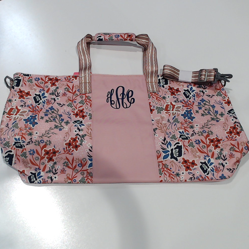 BLOOPER BAG: Monogrammed Weekend Bag