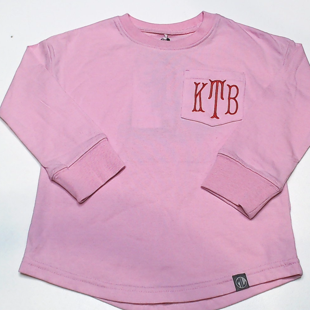 BLOOPER KIDS: Monogrammed Kids Christmas Tree Shirt