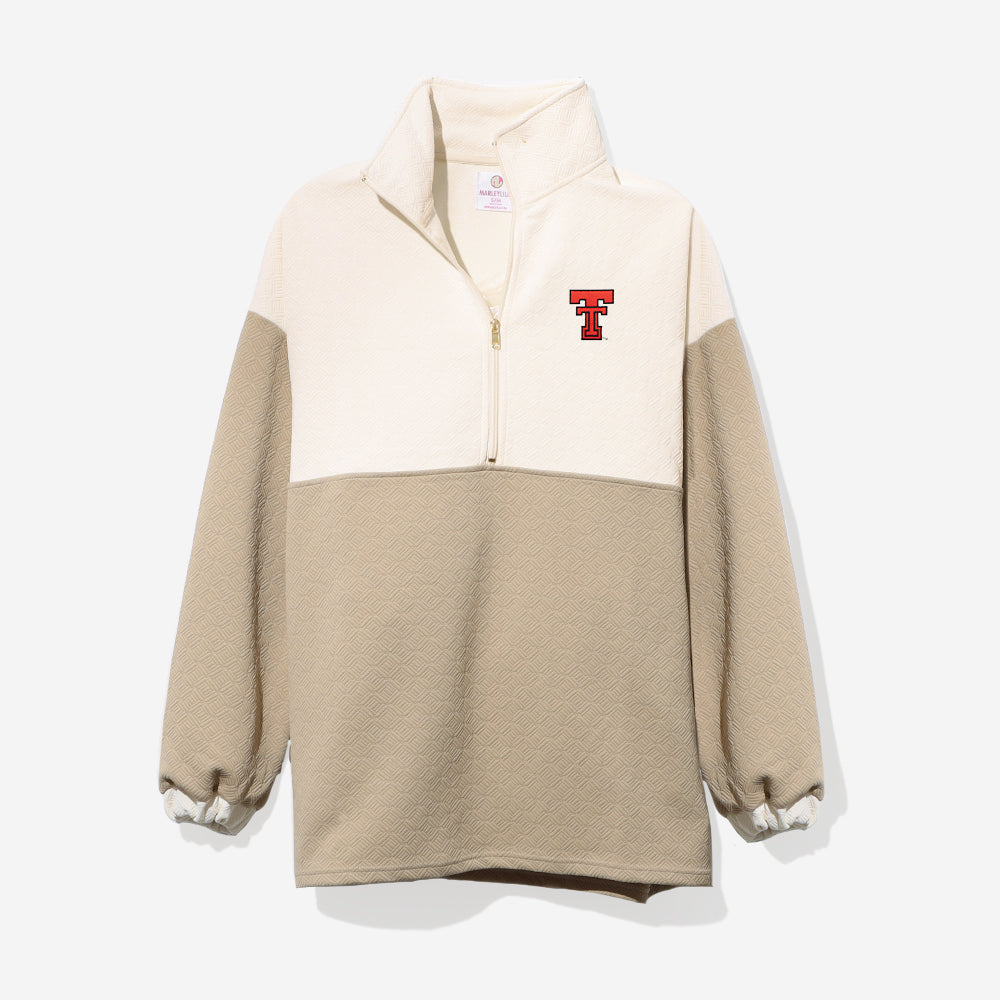 Texas Tech Quilted Pullover Tunic