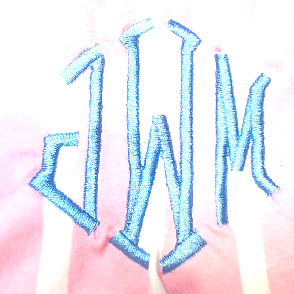 BLOOPER CLOTHING: Monogrammed Ruffle Top