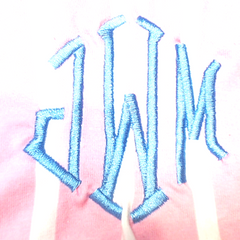 BLOOPER CLOTHING: Monogrammed Ruffle Top