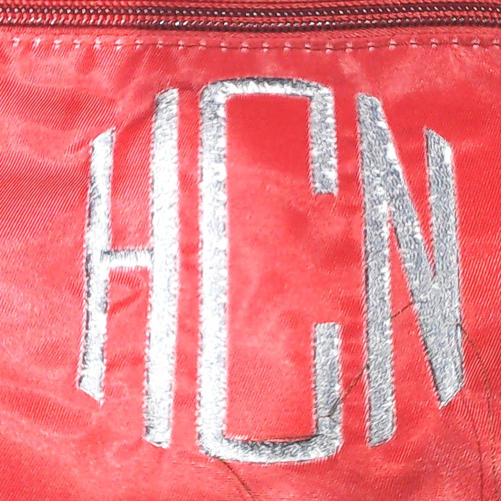 BLOOPER BAG: Monogrammed Carry On Weekender
