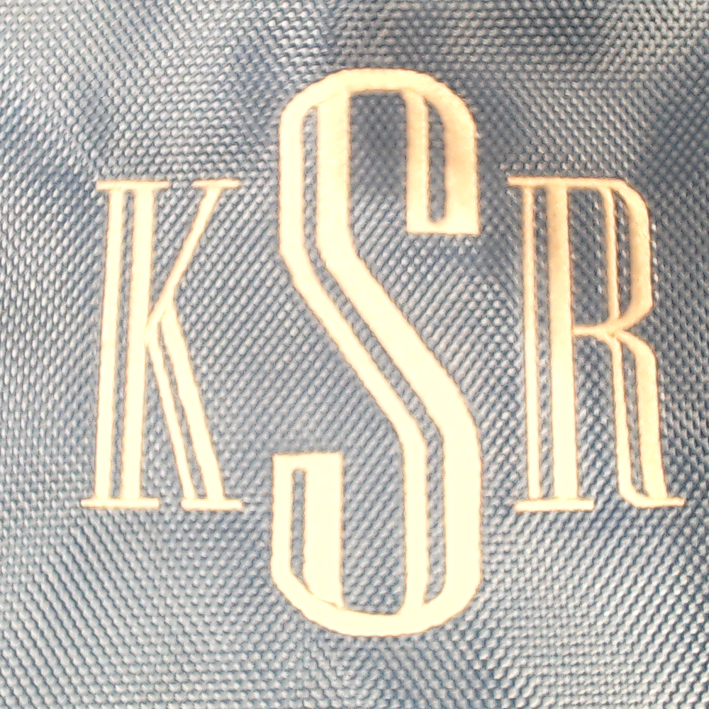 BLOOPER BAG: Monogrammed Structured Mesh Tote