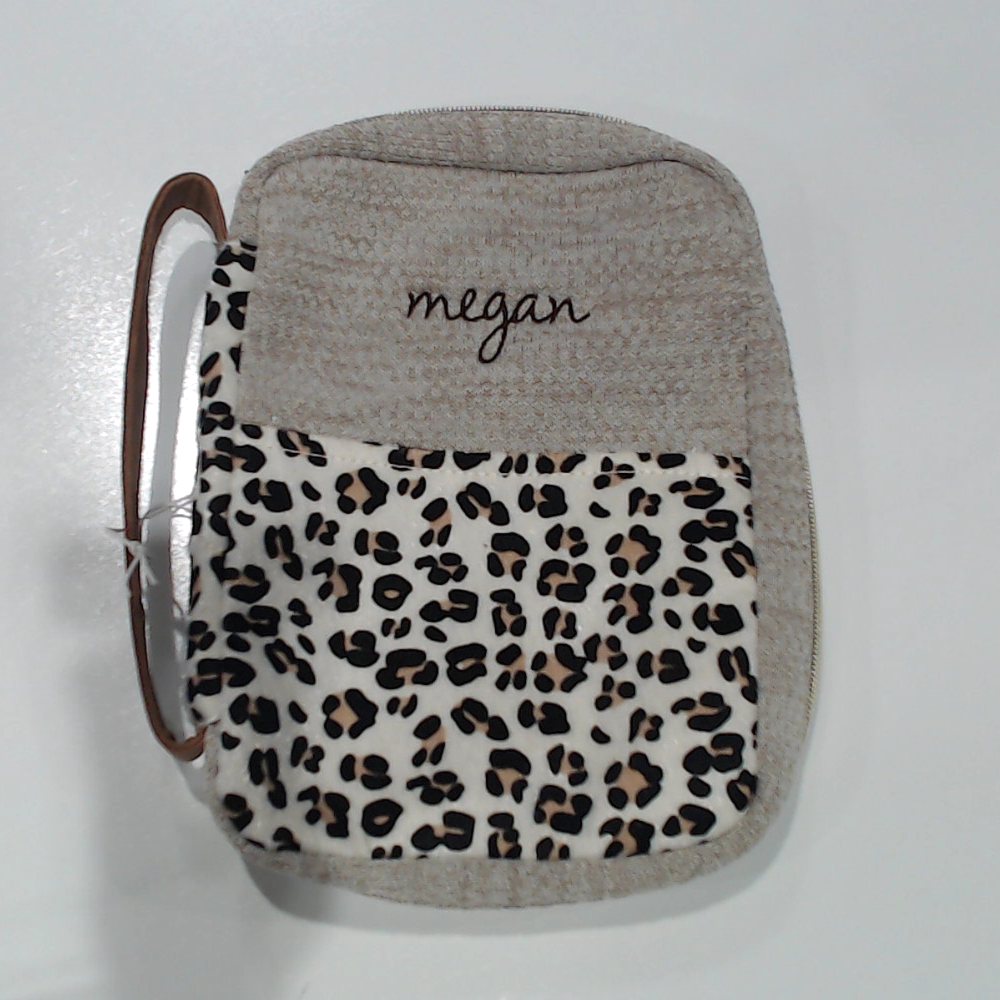 BLOOPER ACCESSORY: Monogrammed Leopard Bible Carrier