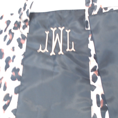 BLOOPER BAG: Monogrammed Packable Weekend Duffel Bag