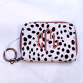 BLOOPER ACCESSORY: Monogrammed Keychain Wallet