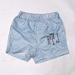 BLOOPER KIDS: Monogrammed Boys Swim Trunks