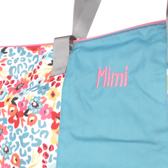 BLOOPER BAG: Monogrammed Extra Large Tote Bag