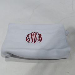 BLOOPER BAG: Monogrammed Terry Toiletry Bag