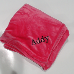 BLOOPER ACCESSORY: Personalized Plush Blanket