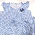 BLOOPER CLOTHING: Monogrammed Ruffle Pajamas